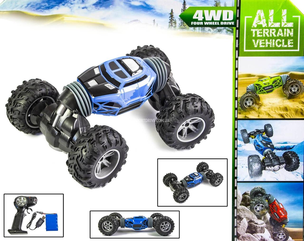 Трюковий Всюдихід-БАГГІ на Р/у 1823, Акумулятор 6V, повний привід, 2 кольори, фото 1