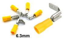 Конектор плоский PBDD 5,5-250 з частковою ізоляцією "мама-тато" (4-6 мм2/6,3-0,8 мм)