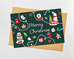 Новорічні листівки купити