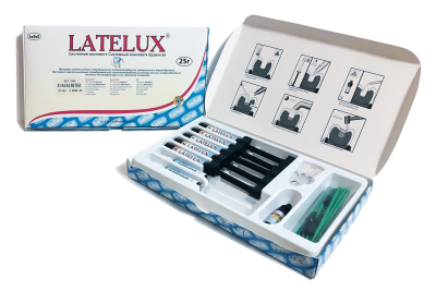LATELUX (Лателькакс) системний комплект 5 шприців — реставраційний композитний матеріал