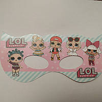 Маска картонная детская " Куклы L.O.L. ( ЛОЛ ) "