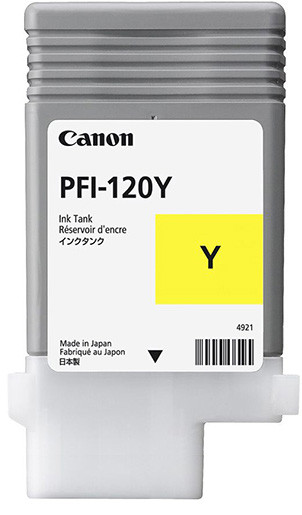 Картридж Canon PFI-120Y для TM-200/300, Yellow, 90 мл