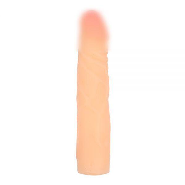 Реалістичний фалоїмітатор WITH FLEXIBLE SPINE 7.5, 17х3,3 см., фото 1