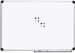 Дошка магнітна під маркер 60х90 см. Дошка маркерна магнітна BUROMAX