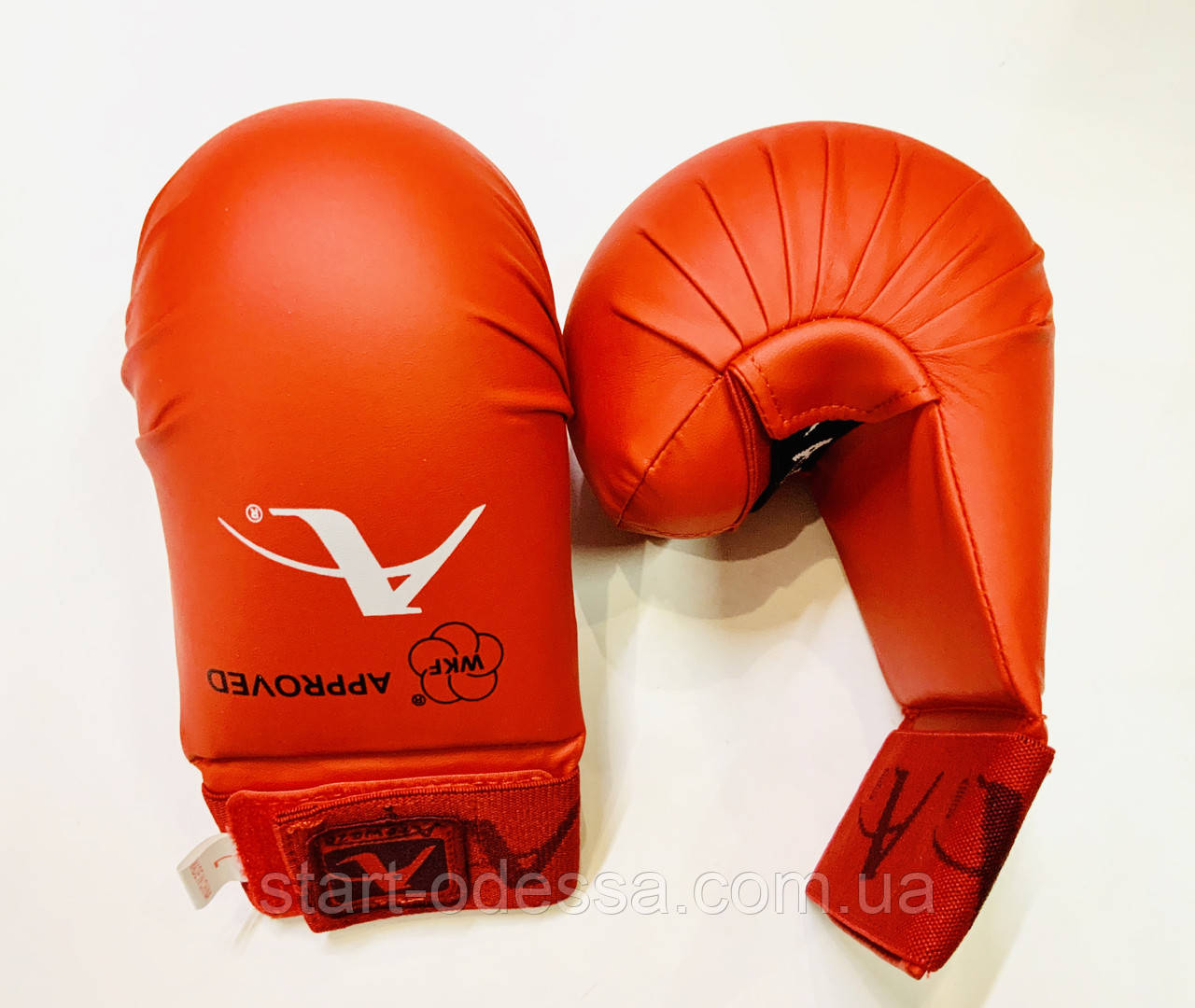 Перчатки (накладки) для каратэ WKF ARW, размер М, L, XL красные L (ID ...