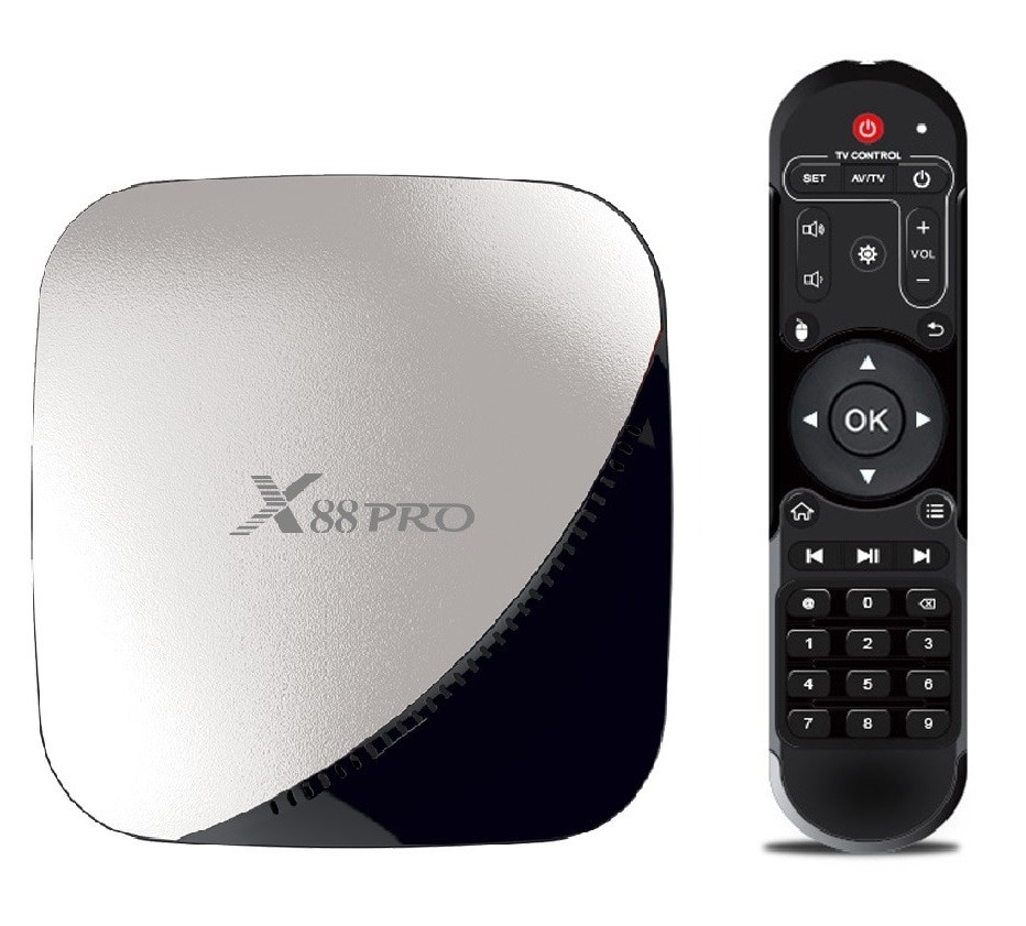 X88 Pro RK3318 2/16 GB Смарт ТБ приставка — 4K Android 9 купити