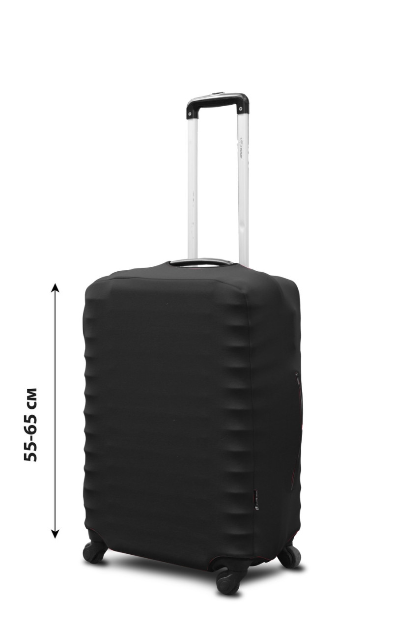 Чохол для валізи Coverbag неопрен M графіт
