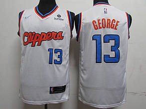 Біла чоловіча майка Nike George №13 команда Los Angeles Clippers