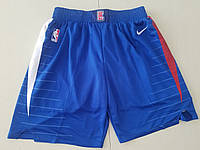 Синие шорты Nike Los Angeles Clippers шорты NBA Swingman