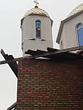 Вітражі з плівки оракал - ікони у вікнах купола, фото 4