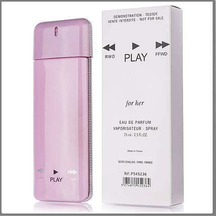Тестер Play For Her парфумована вода 75 ml. (Тестер Жіночі Плей Фо Хер), фото 2