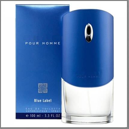 Pour Homme Blue Label туалетна вода 100 ml. (Пур Хом Блю Лейбл), фото 1