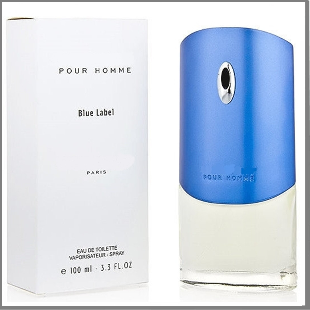 Blue Label Pour Homme туалетна вода 100 ml. (Тестер Блу Лейбл Пур Хом)