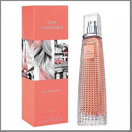 Live Irresistible парфумована вода 75 ml. (Жіночі Лів Ірресистбл), фото 1