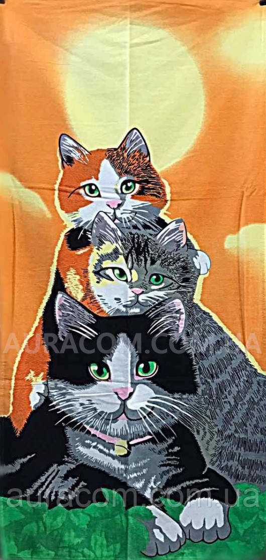 Рушник пляжний, котики, Туреччина