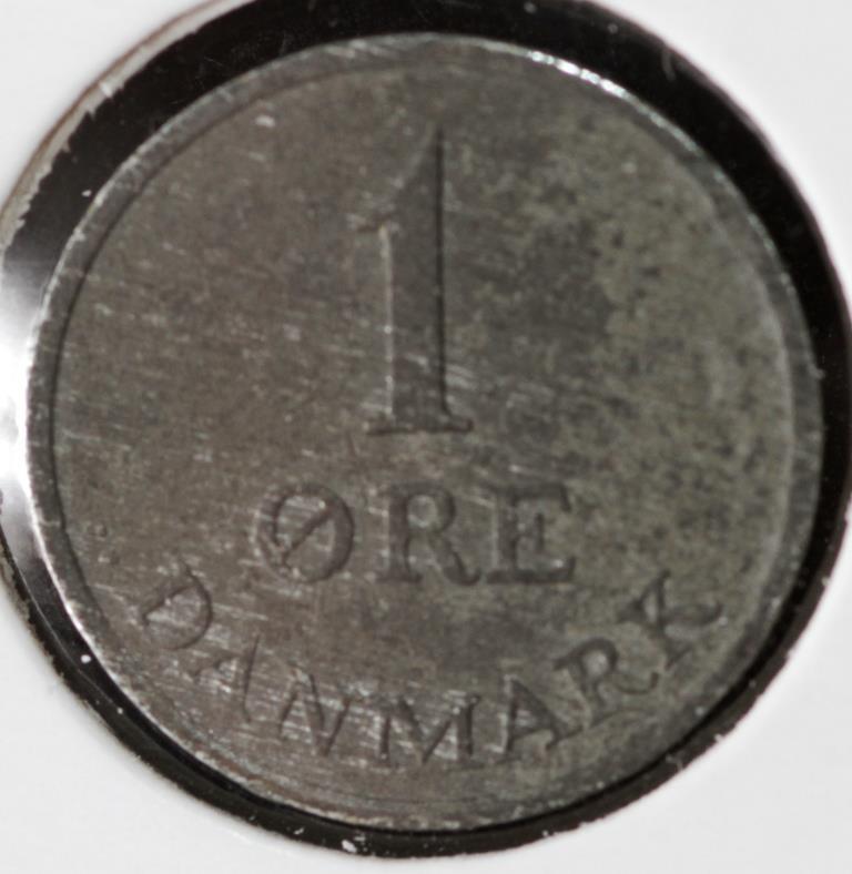 Монета Данії 1 ере 1969 р., фото 1