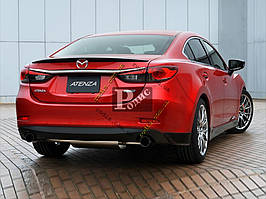 Спойлер Mazda 6 2013- "Лип" (склопластик) "Orticar", під фарбування