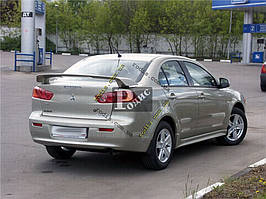Спойлер Mitsubishi Lancer 10 "Завод" (склопластик) "Orticar", під фарбування