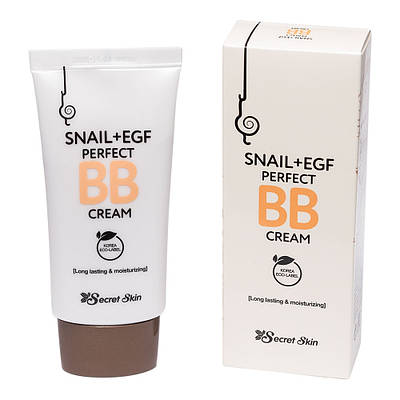 ББ крем з муцином равлика Secret Skin Snail+EGF Perfect BB Cream 50g