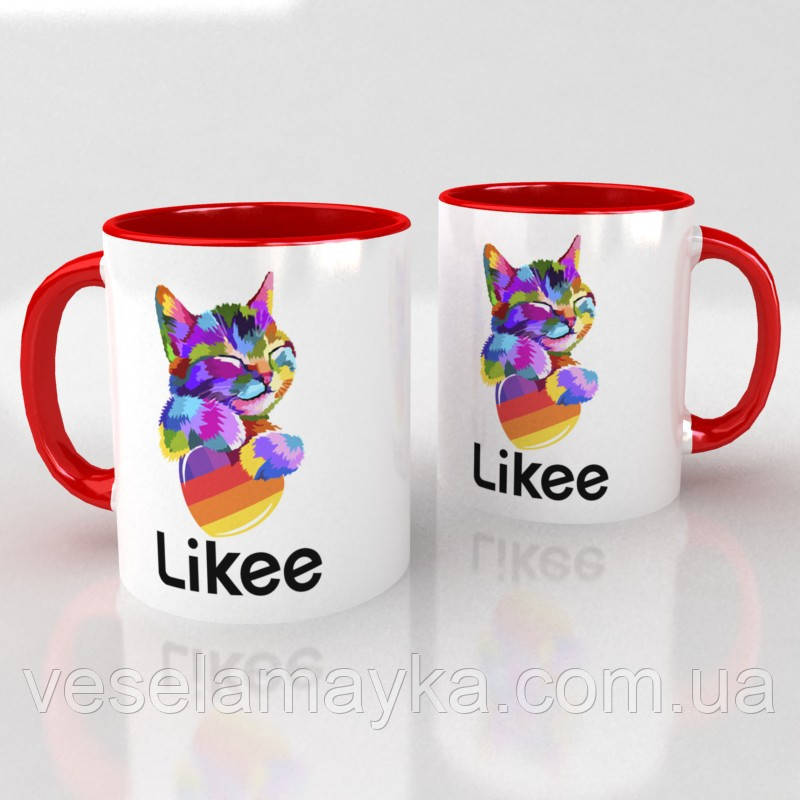 Чашка Likee з котиком, фото 1