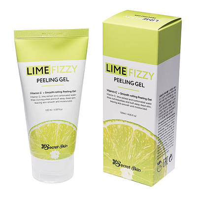 Пілінг-скатка з екстрактом лайма та вітаміном C Secret Skin Lime Fizzy Peeling Gel 120ml