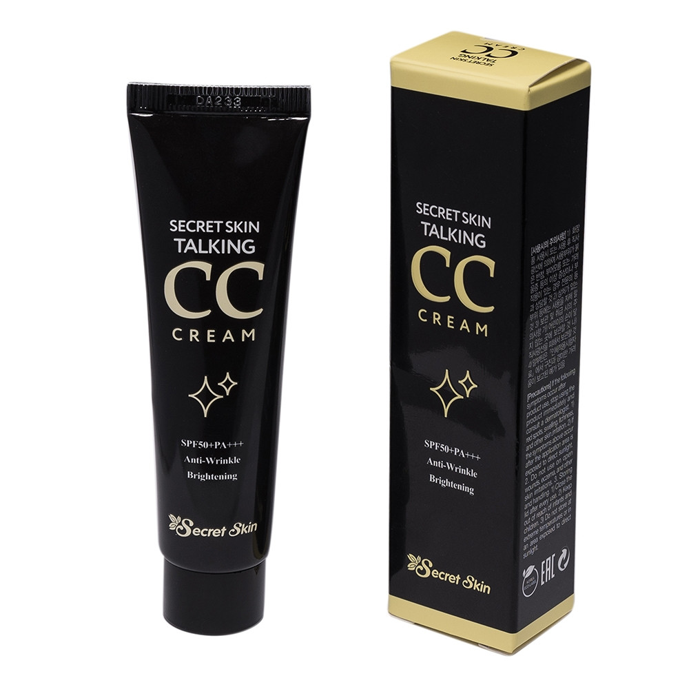СС крем для вирівнювання тону шкіри Secret Skin Talking CC Cream SPF50+PA+++ 30ml