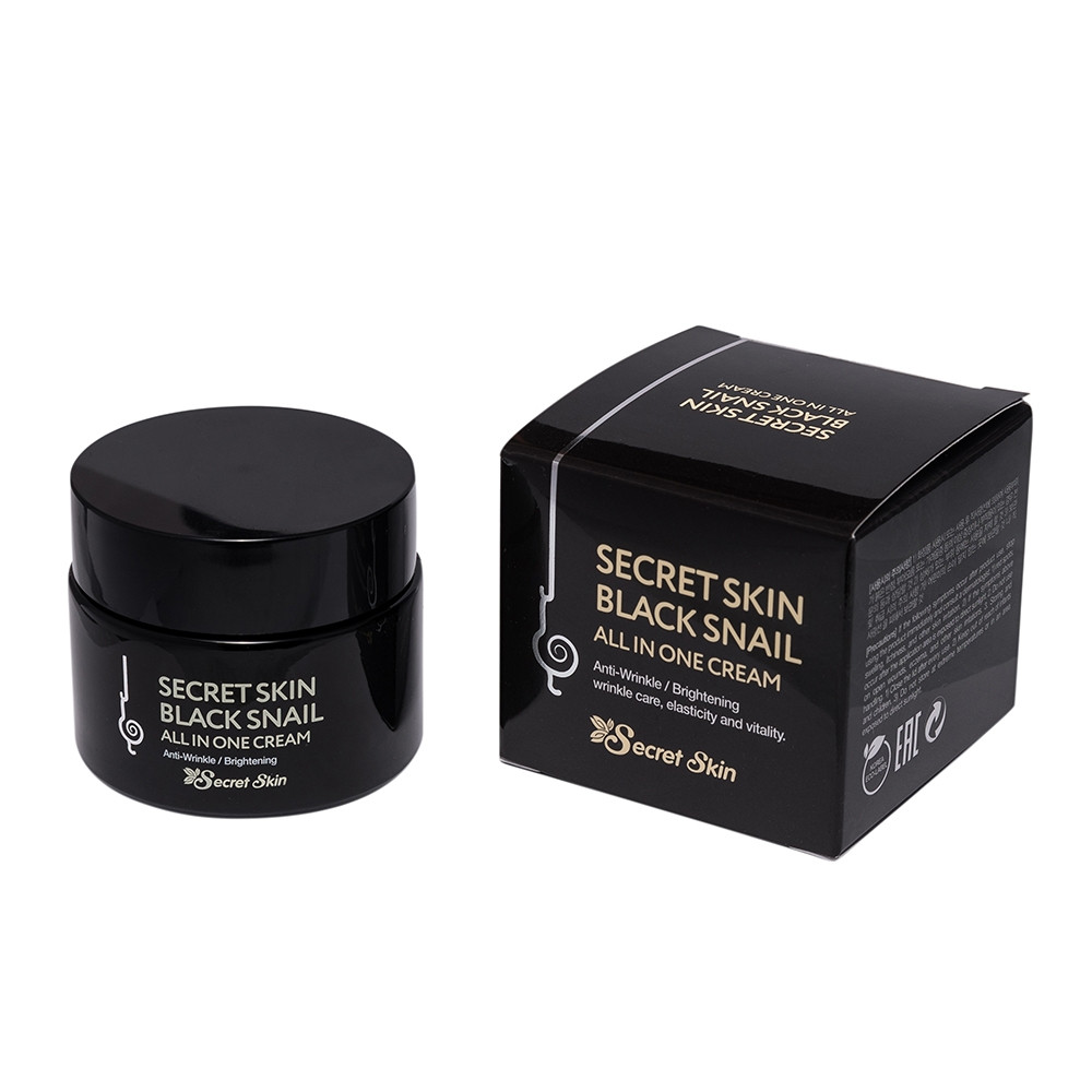 Крем для обличчя з муцином чорного равлика Secret Skin Black Snail All In One Cream 50g
