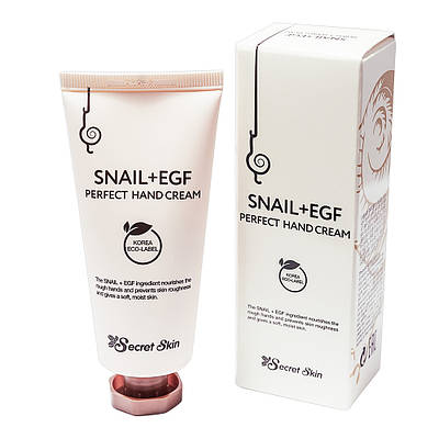 Крем для рук з муцином равлики Secret Skin Snail+EGF Perfect Hand Cream 50ml