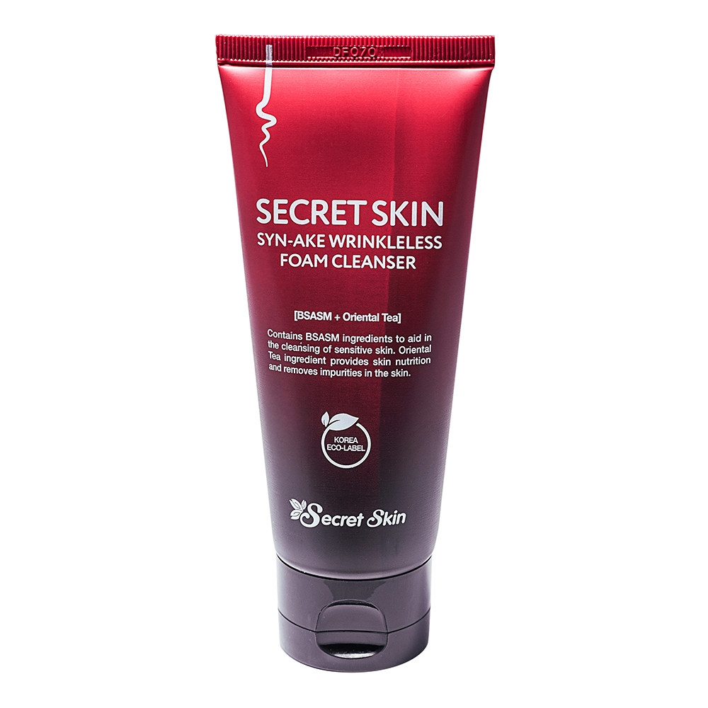 Пінка для вмивання з пептидом зміїної отрути Secret Skin Syn-Ake Wrinkless Foam Cleanser 100ml