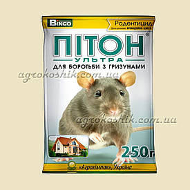 Засіб для боротьби з гризунами Пітон Ультра 250г