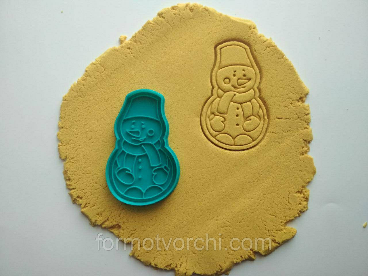 3D-формочки-вирубки для пряників "Сніговик 31"
