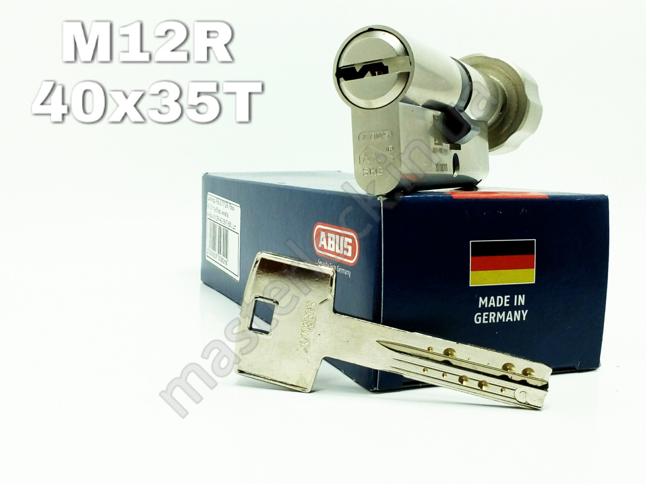 Циліндр ABUS M12R 75мм 40-35 ключ-тумблер