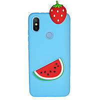 Чохол Cartoon 3D Case для Xiaomi Redmi Note 6 Pro Кавун