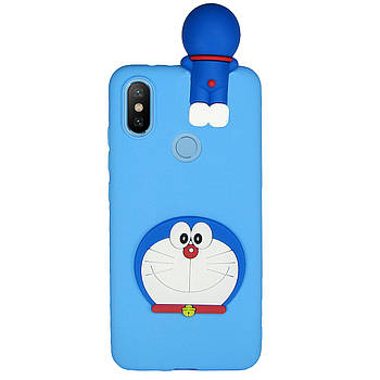 Чохол Cartoon 3D Case для Xiaomi Mi A2 Lite / Redmi 6 Pro Кіт