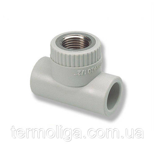 EVCI тройник с внутренней резьбой 63×2"×63 под ключ для пайки ...