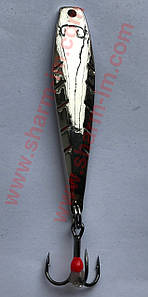 Зимова блешня 8003 Срібло 10 г/60 мм