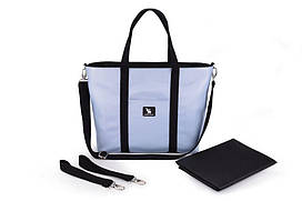 Сумка для коляски Cottonmoose Shopper 750/151 pearl blue leather блакитний