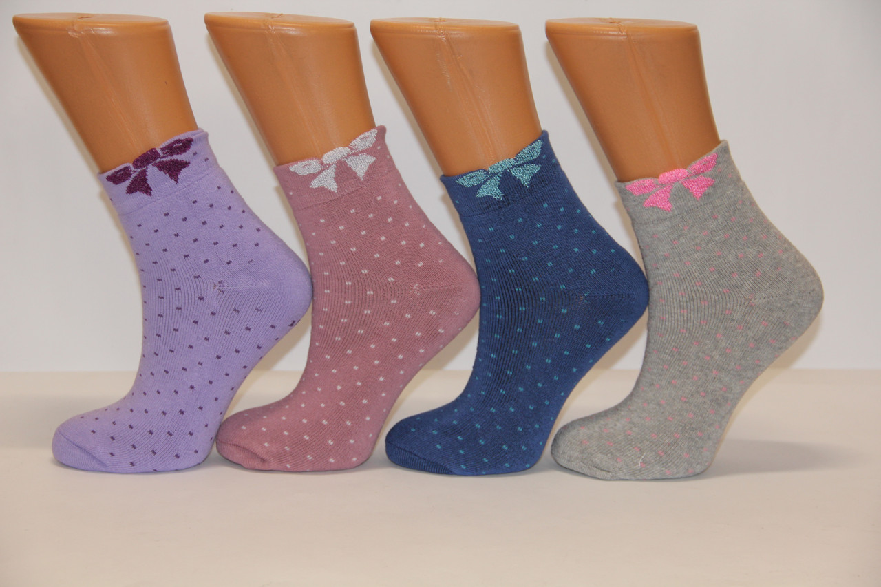 Дитячі шкарпетки махрові MONTEBELLO б/р 9 бантик