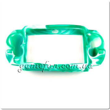 PS Vita силіконовий чохол (Камуфляж) (Green-white) (PCH-1000)