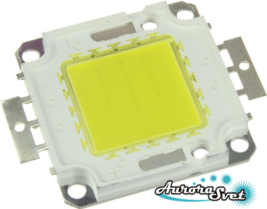 Світлодіод 30 W Теплий білий (Warm White). Світлодіодна матриця.