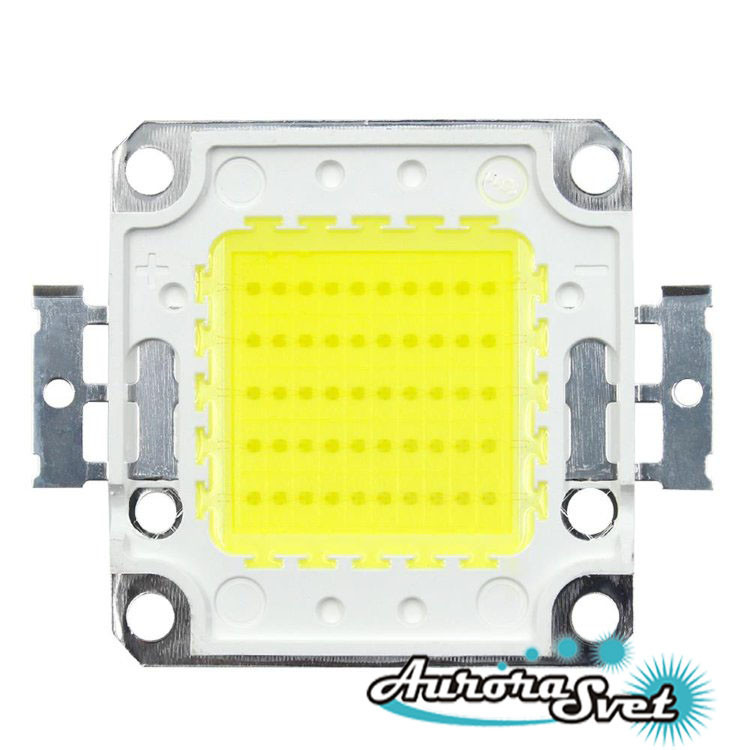 Світлодіод 100 W Теплий білий (Warm White). Світлодіодна матриця.