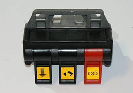 Свіч 3 кнопки (4 отвори) пневматичний вимикач