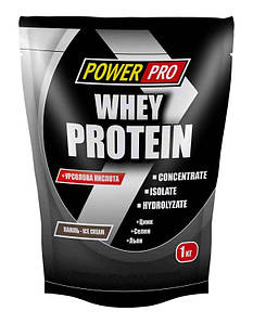 Протеїн Power Pro Whey Protein, 1 кг - Ваніль