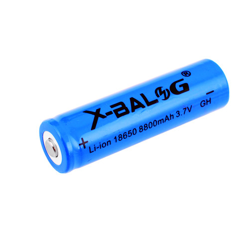 Акумулятор X-Balog 8800 18650, ~800mAh, синій