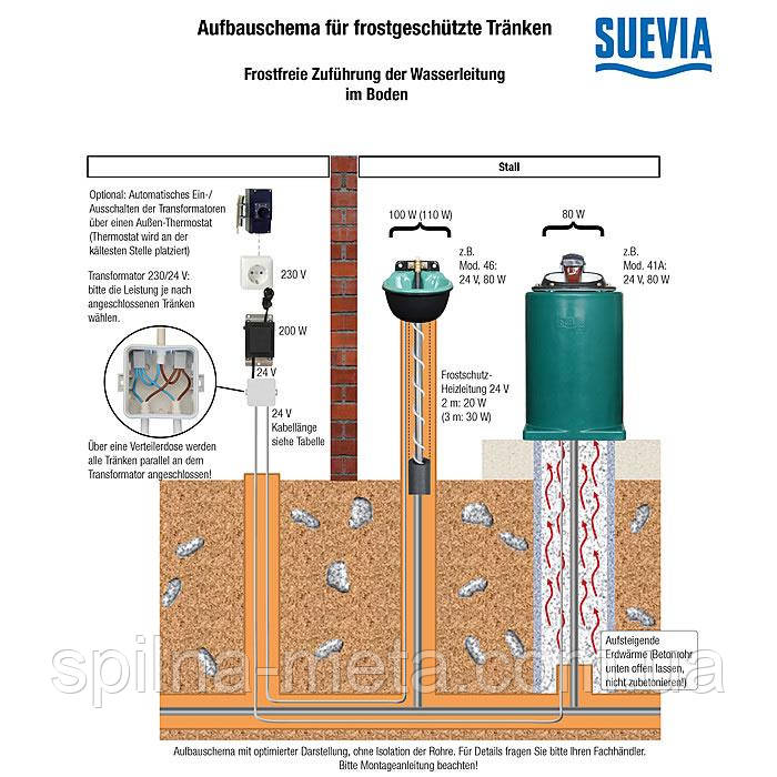 Поилка с подогревом Suevia 46 - фото 6 - id-p1067225993