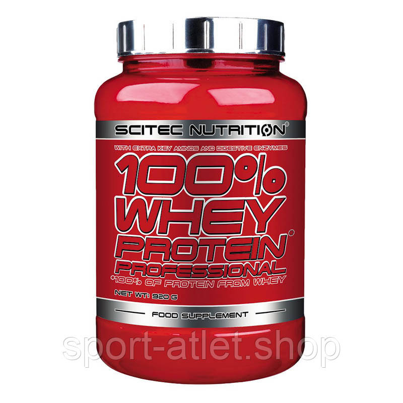 Протеїн Scitec 100% Whey Protein Professional, 920 грам Апельсин-шоколад