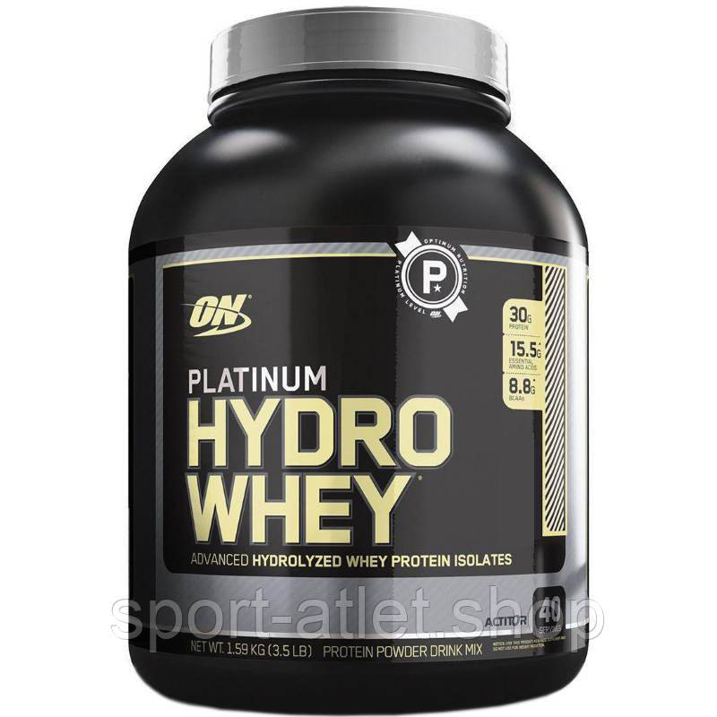 Протеїн Optimum Platinum Hydro Whey, 1.56 кг Полуниця