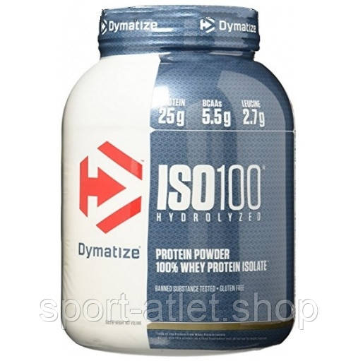 Протеїн Dymatize ISO-100, 2.25 кг Пляшка з корицею