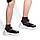 Кросівки жіночі чорні замшеві на високій підошві 36-40 з бордовими вставками, фото 4