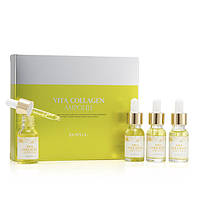 Набор антивозрастных ампульных сывороток с витаминами и коллагеном Eunyul Vita Collagen Ampoule Set 4×12 мл